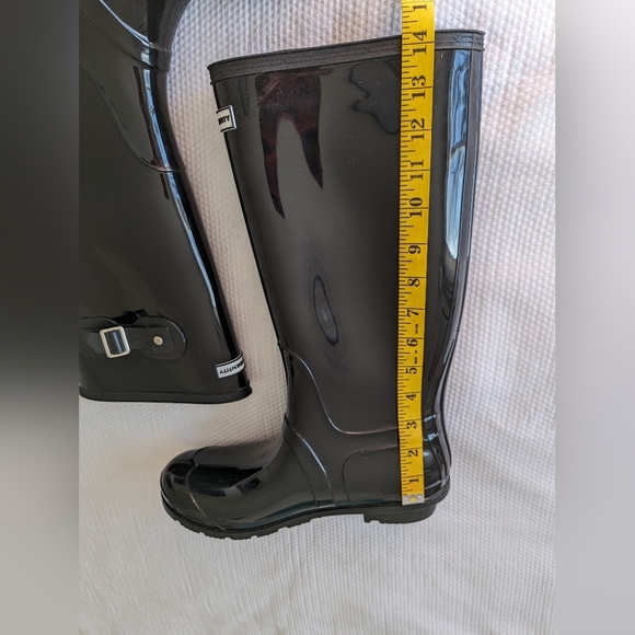 New Exotic Identity Original Tall Rain Boots Waterproof Premium Black size 10 - Picture 5 of 8